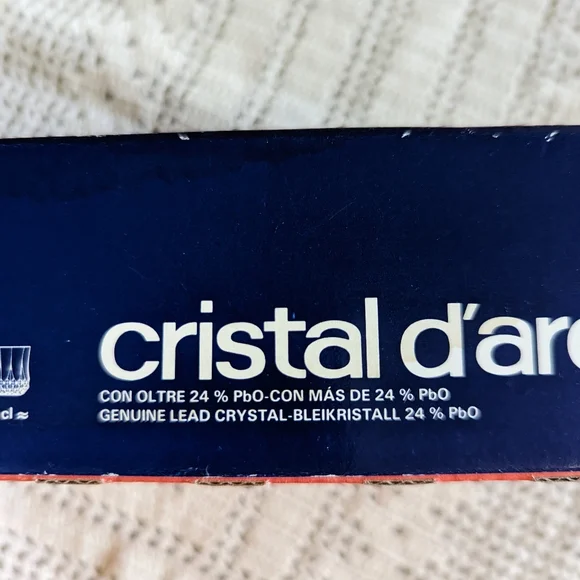 Vintage Cristal D'arques Longchamp 6cl Cordial Glasses - Picture 5 of 5